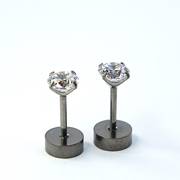 Titaanist kõrvaehe – kivike – keeratav kinnitus - Image 4