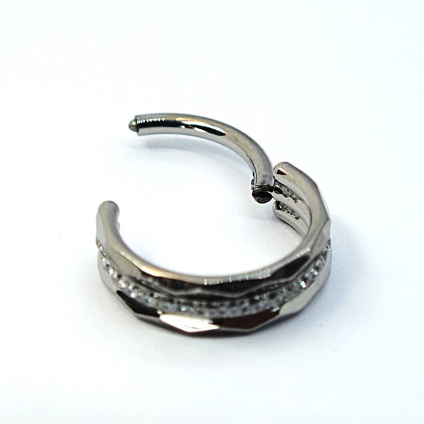 Kivikestega titaanist clicker-rõngas - Image 4